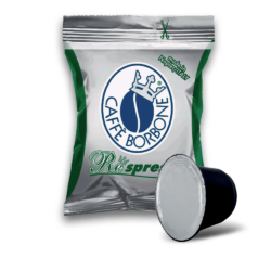 BORBONE 100x capsules compatibles Respresso Mélange Vert/Dek