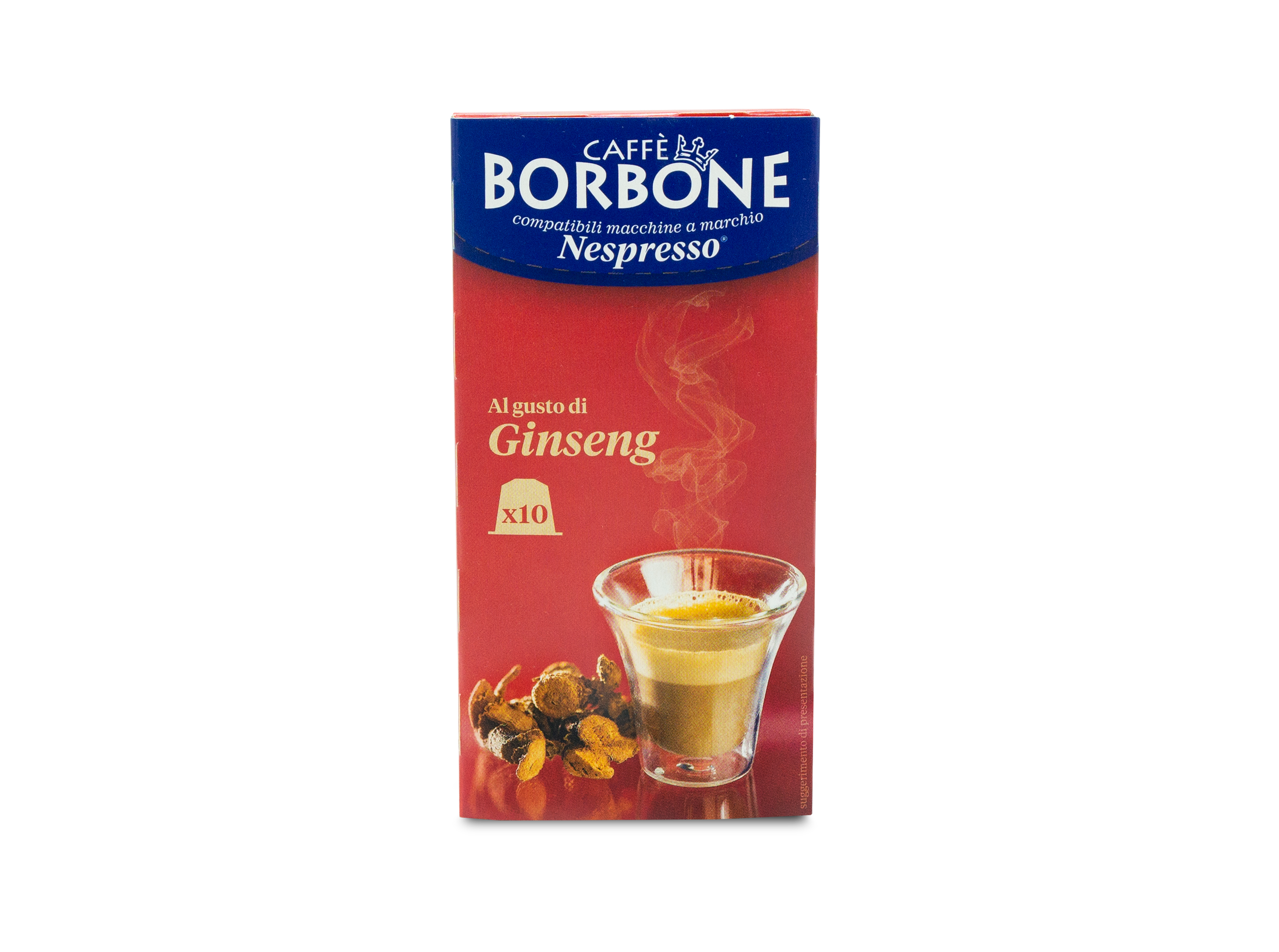 BORBONE 10x capsules compatibles Respresso®* Caffè au Ginseng