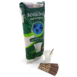Kit biodégradable : 100x Gobelets + 100 Spatules