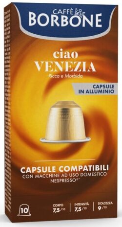 BORBONE 10x CAPSULES COMPATIBLES RESPRESSO ciao VENEZIA
