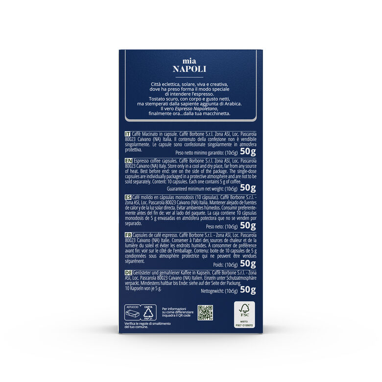 BORBONE 10x CAPSULES COMPATIBLES RESPRESSO mia NAPOLI – Image 3