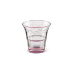 Tasses à café en verre Caffè Borbone Rose