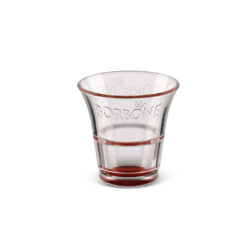 Tasses à café en verre Caffè Borbone Rouge