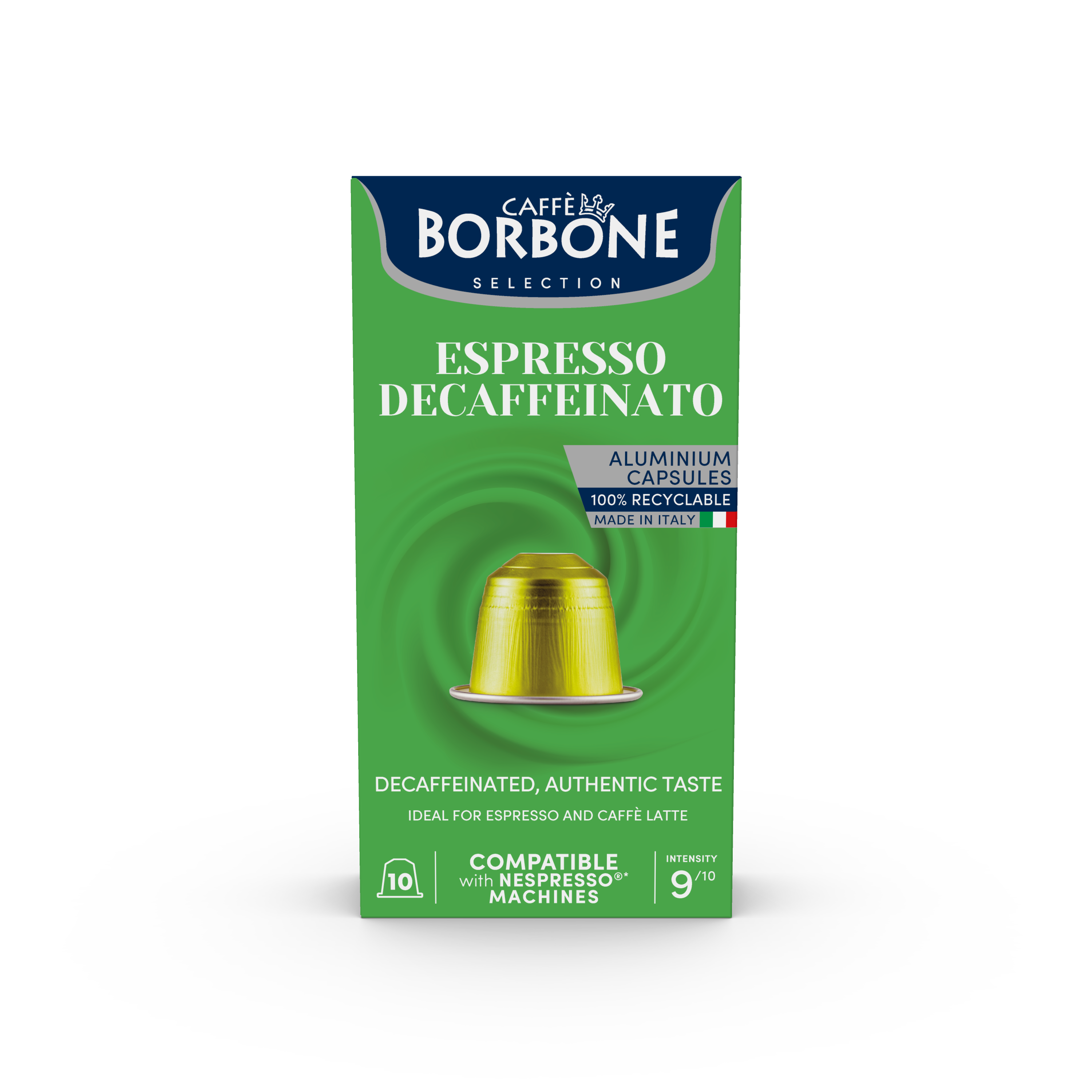 BORBONE 10x CAPSULES COMPATIBLES RESPRESSO DECAFEINE