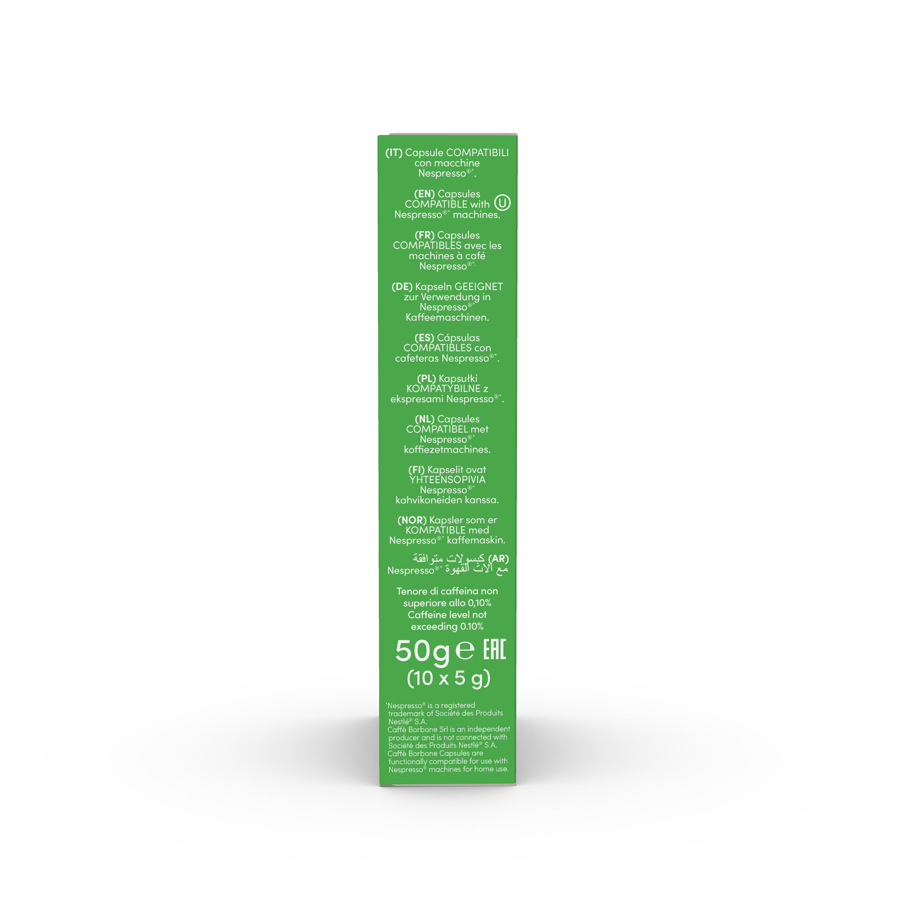 BORBONE 10x CAPSULES COMPATIBLES RESPRESSO DECAFEINE – Image 4